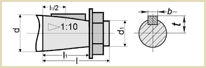 Чертеж конического вала редуктора редуктора РК