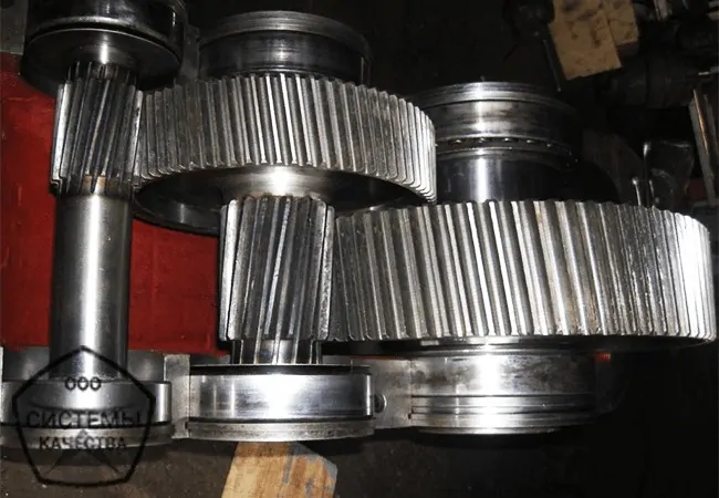 Циліндричний редуктор Ц2У-250 31,5 з конусними валами