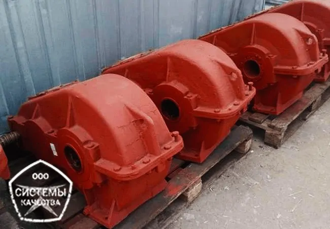 Редуктор ГПШ - цилиндрический крановый с полым шлицевым валом