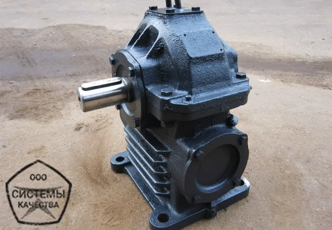 редуктор РЧП-120 - червяк под колесом