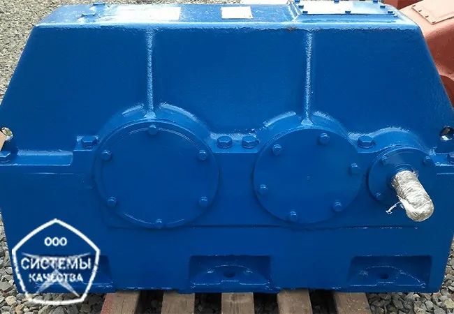 Циліндричний редуктор Ц2У-315Н 31,5 з конусними валами