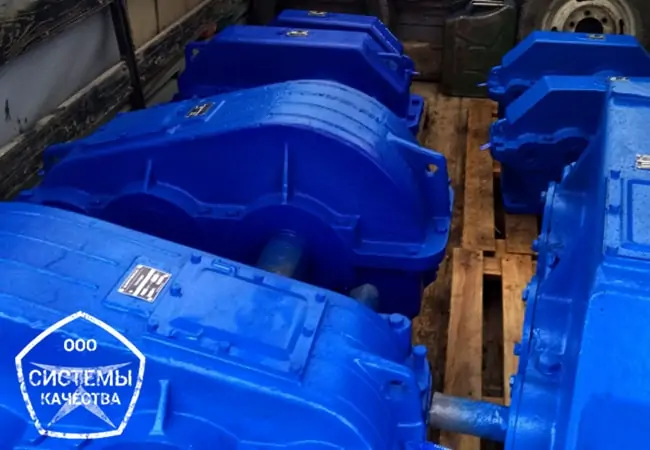 Редуктор РК с цилиндрическим валом. Отправка в Киев