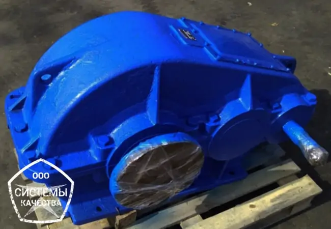 Крановый двухступенчатый редуктор РК. Передаточное число 20