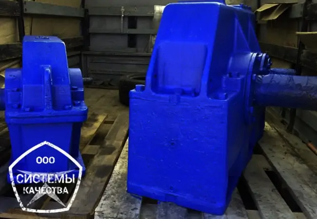 Редуктор Ц2У-Н схема збирання 22. Циліндричні вали