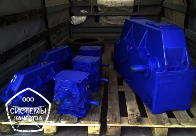 редуктор 1Ц2Н-450 40 - двухступенчатый с зацепление Новикова