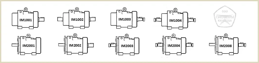 Монтажне виконання кранового електродвигуна МТН, МТКН, MTF, MTKF
