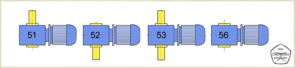 Вариант сборки мотор-редуктора МЧ-63