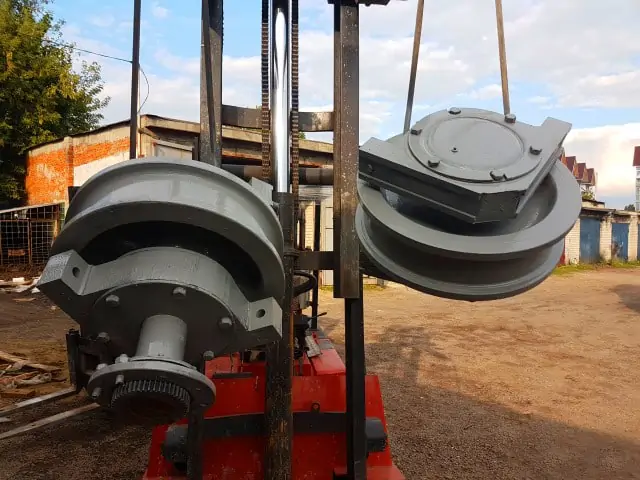 ходовые крановые колеса с двумя ребордами