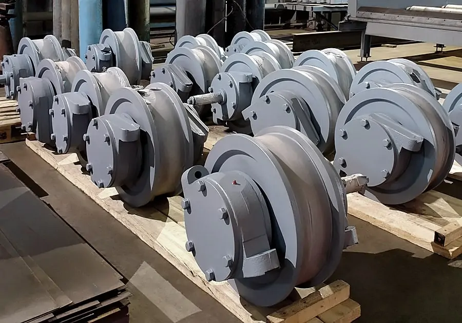 Кранові колеса в зборі з ступицями