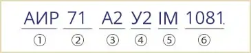 розшифровка маркування електродвигуна АИР71А2У2 АИР71А2У3 IM1081