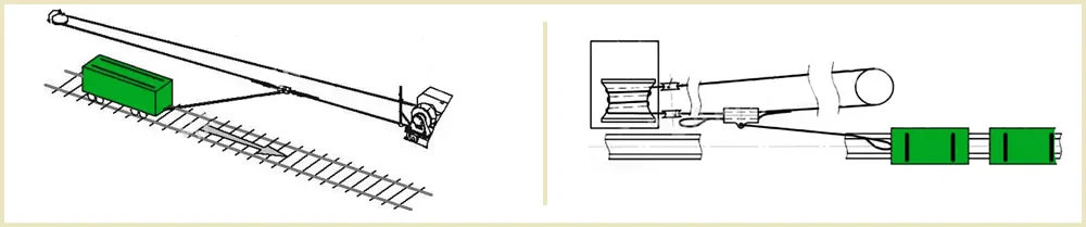 Схема роботи реверсивної маневрової лебідки