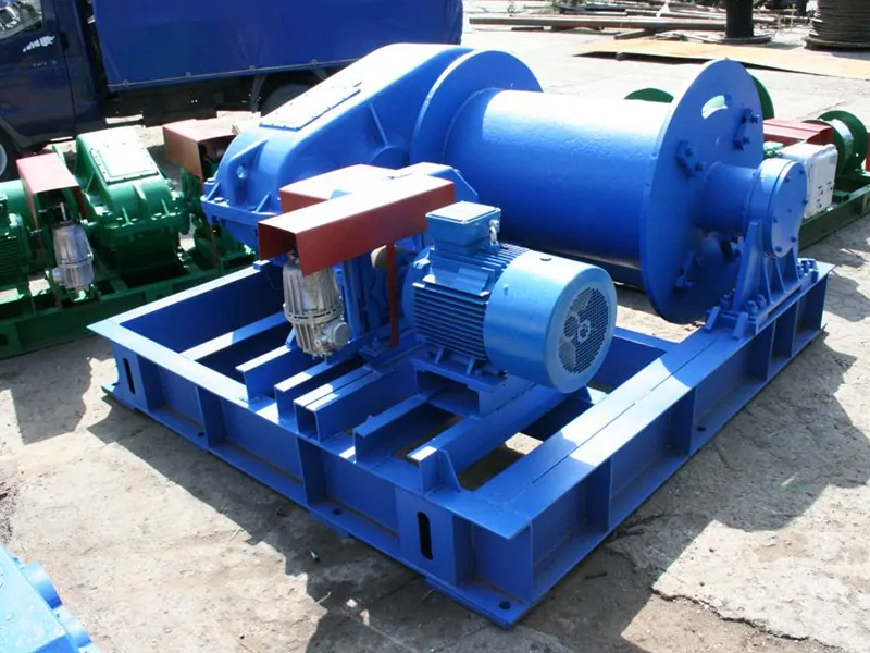 Лебідка тихохідна електрична