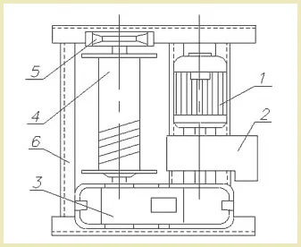 схема устройства монтажной лебедки