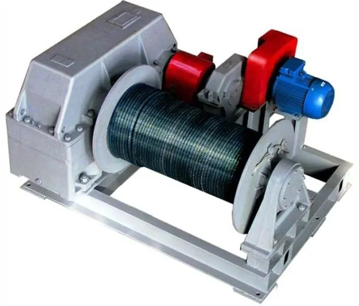 Тяговая лебедка для жд