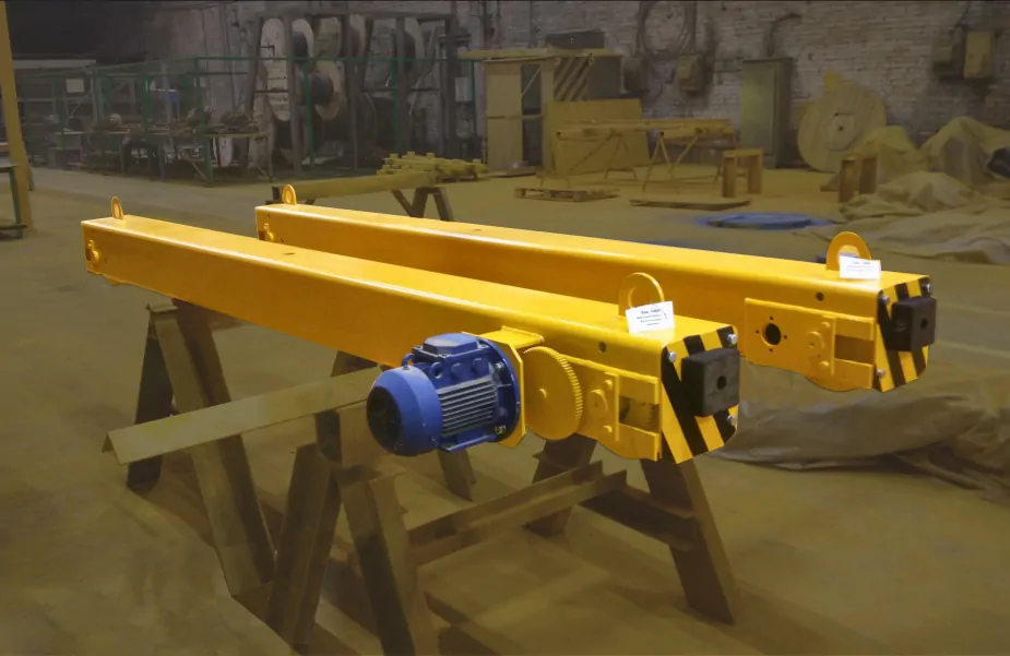 Балка концевая однобалочного мостового крана