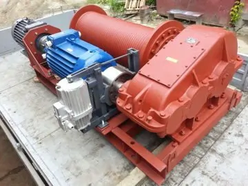 Крановая лебедка 5 тонн с тормозом фото