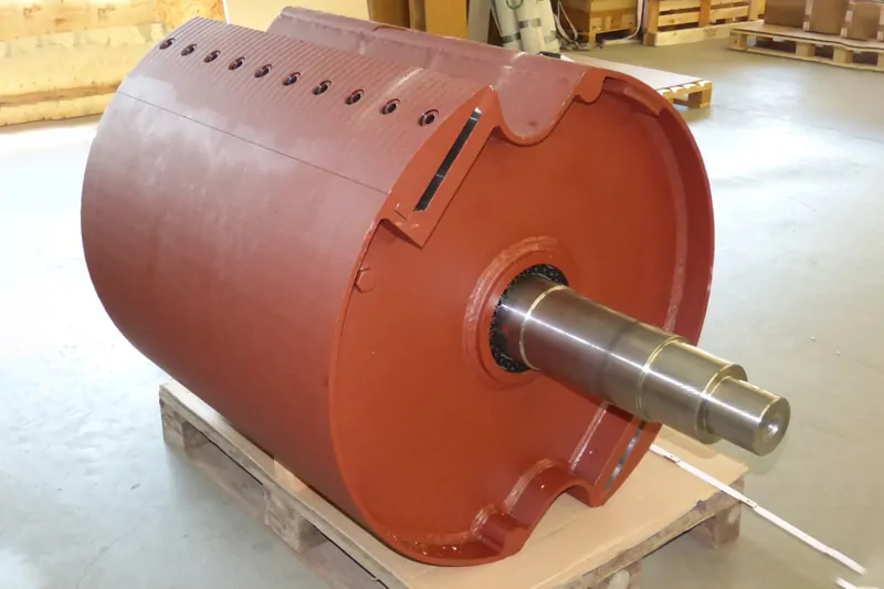 Валы для кранового барабана мостового башенного крана