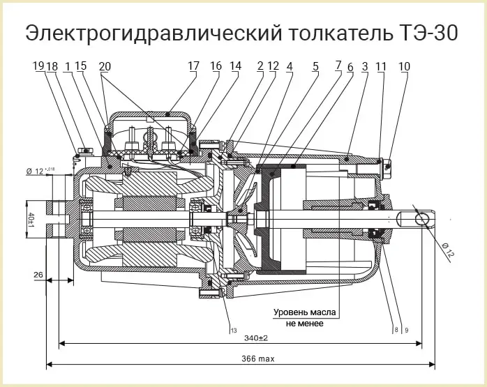 Улаштування електричного гідротовкатча ТЕ