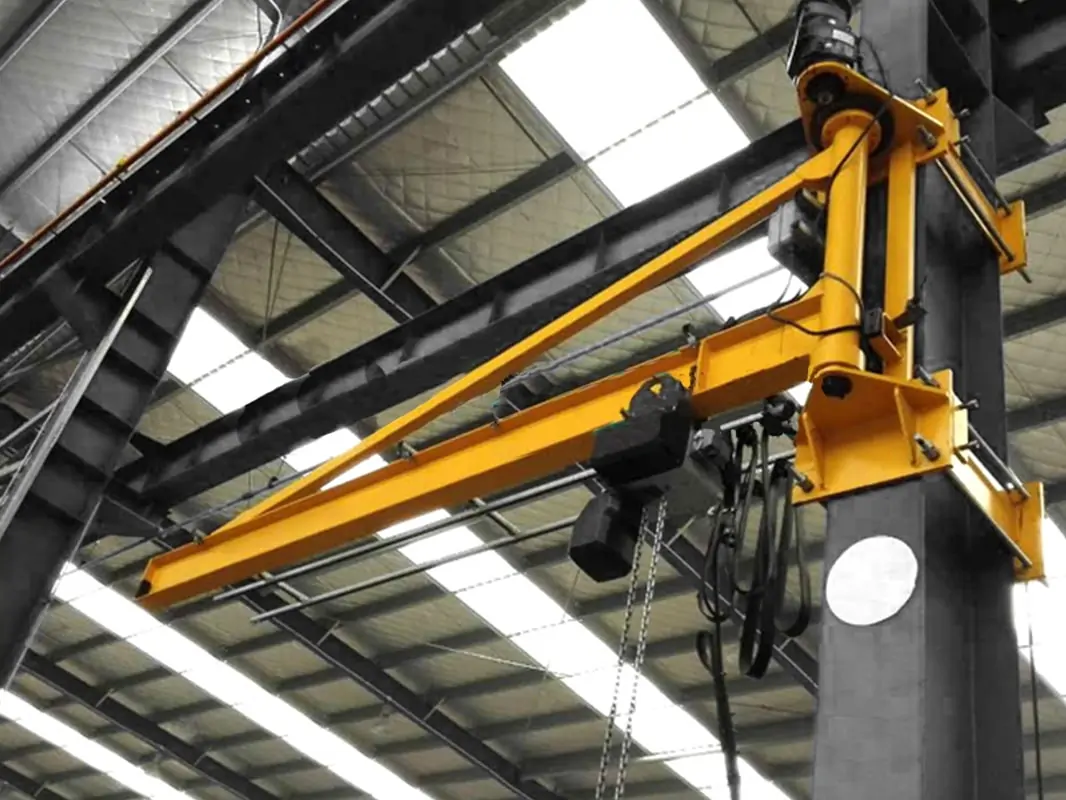 Консольно-поворотный кран на колонне электрический 6,3т