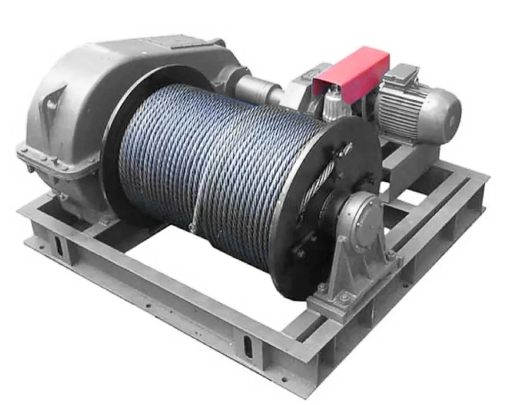 Лебедка типа ТЭЛ-10 с редуктором ц2у