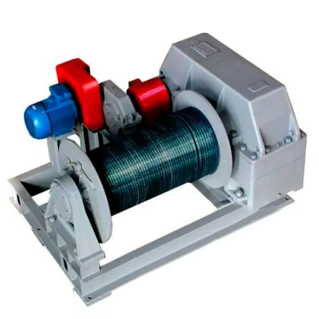 Лебедка типа ТЭЛ-25 с канатом