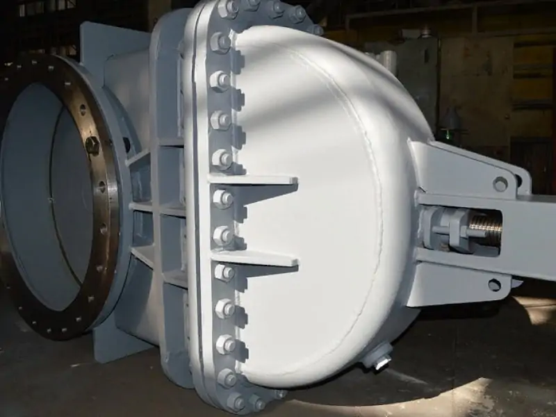 Засувка шиберна ножова