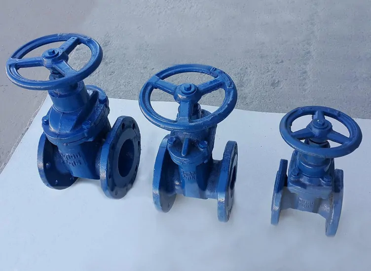 фланцева клинова засувка 30ч39р Ду200 Ру16 з невисувним шпинделем