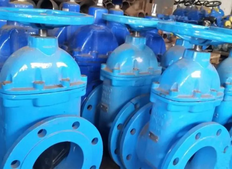 фланцева клинова засувка 30ч39р Ду350 Ру16 з невисувним шпинделем