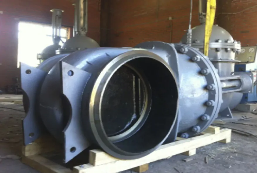 Засувка ду1400 з електроприводом фланцева