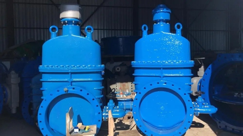 Засувка ДУ1600 сталева для опалення під електропривод