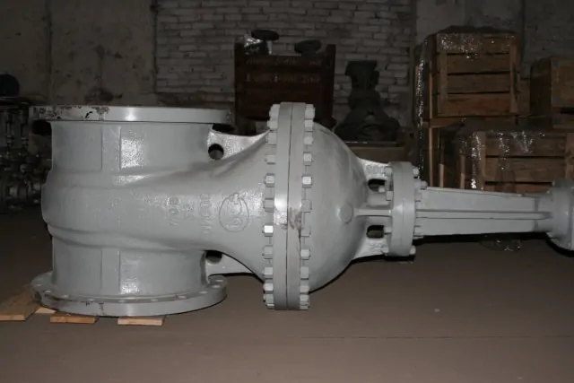 Запірні газові засувки Dn 600 з висувним шпинделем високого тиску