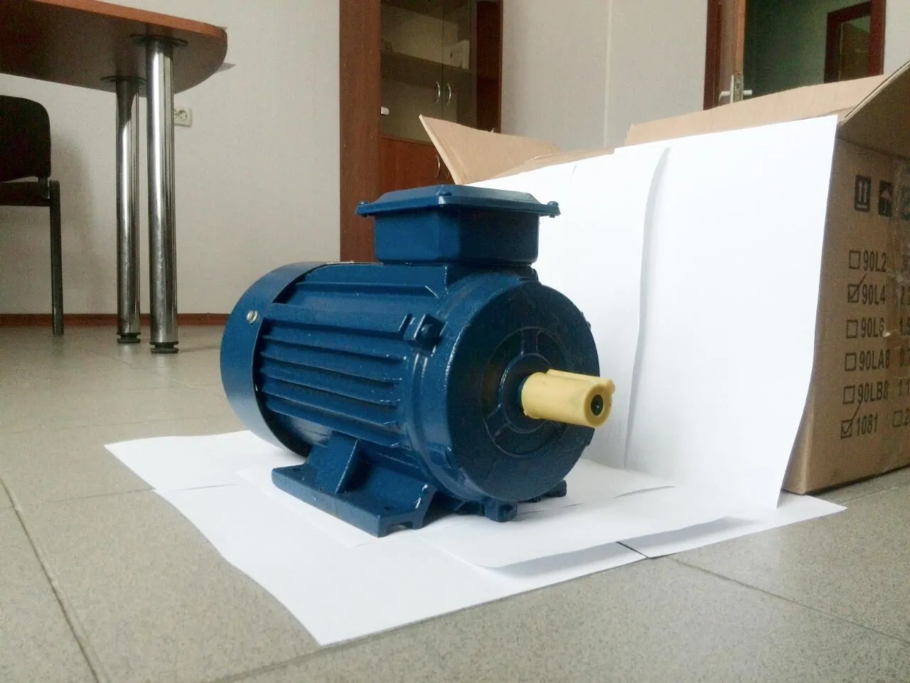 Асинхронний електродвигун 1.1 кВт 750 обертів