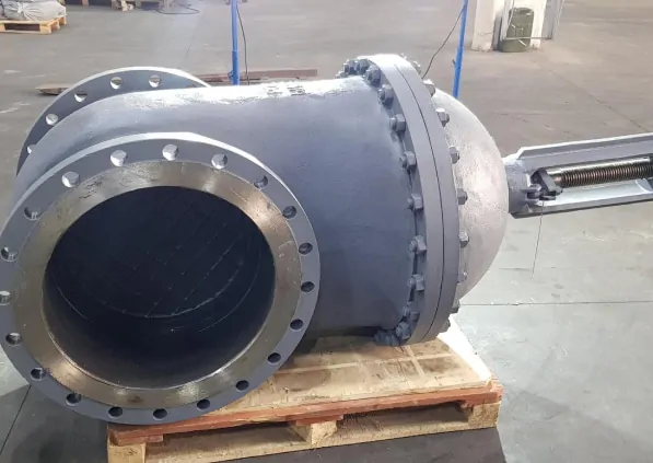 Стальная задвижка 30с915нж ДУ350 под электропривод фото