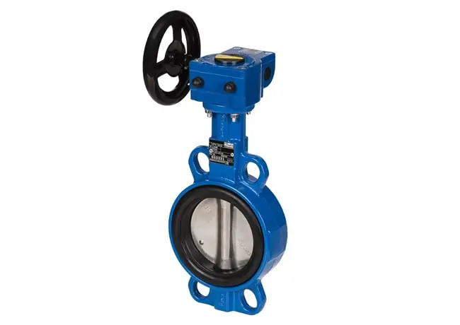 Засувка батерфляй Dn-100 Pn-10 з редуктором для води