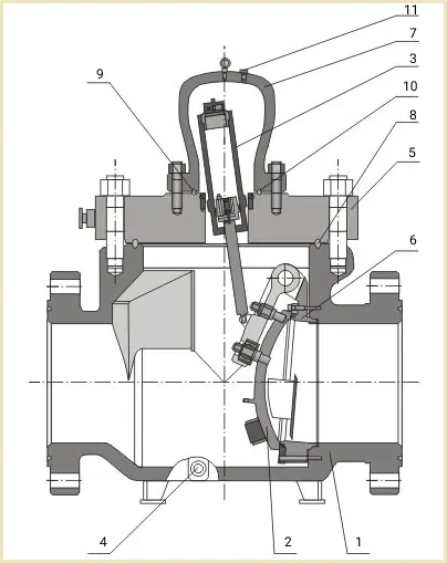 Пристрій зворотного клапана креслення