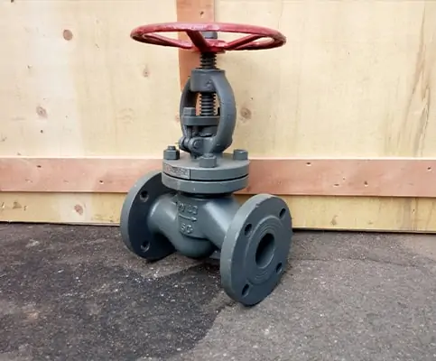 Чавунний вентиль прямий сильфонний діаметр 2 дюйми