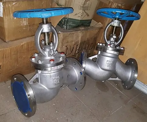 запірний клапан нержавіючий магістральний на водопостачання класу А