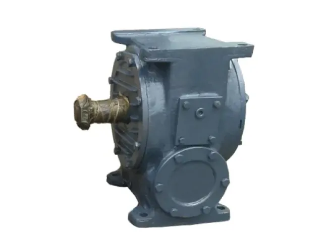 Редуктор Ч-100 червячный чугунный с конусным валом фото