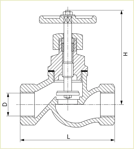 Вентиль 15кч18п креслення