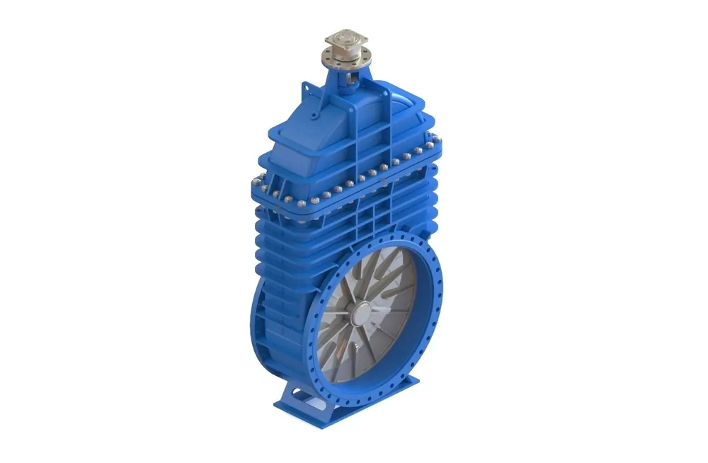 Задвижка 30с525нж Ду-900 Ру-2,5 сварная фланцевая с невыдвижным шпинделем