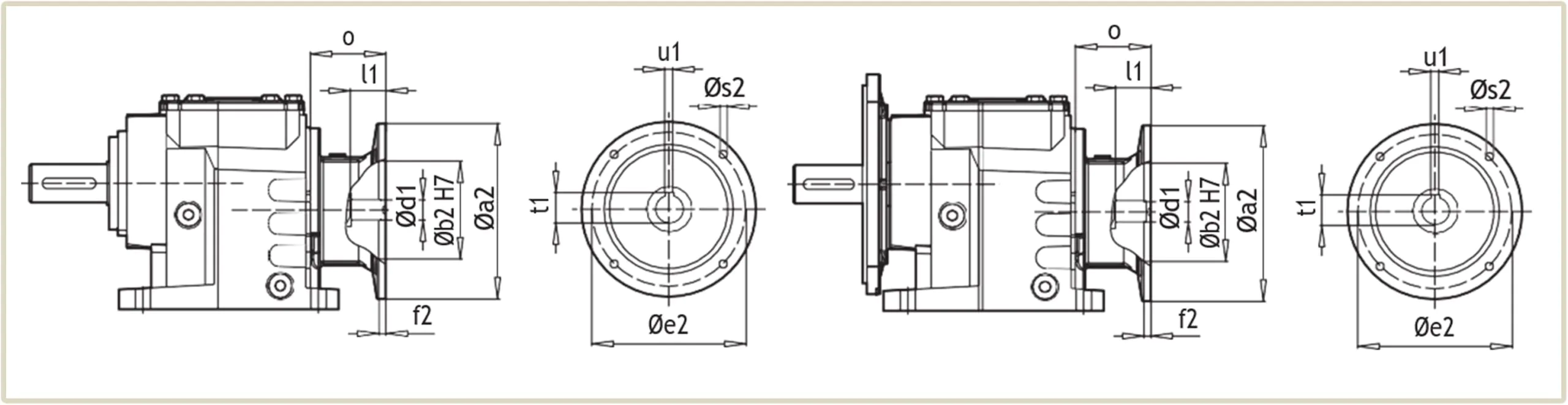 Присоединительные размеры фланца под электродвигатель