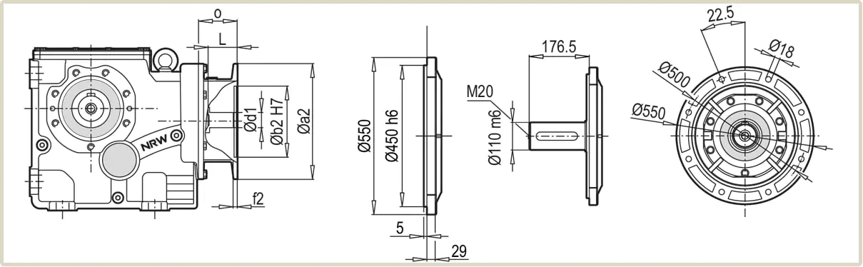 Присоединительные размеры фланцев