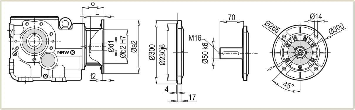Присоединительные размеры фланцев